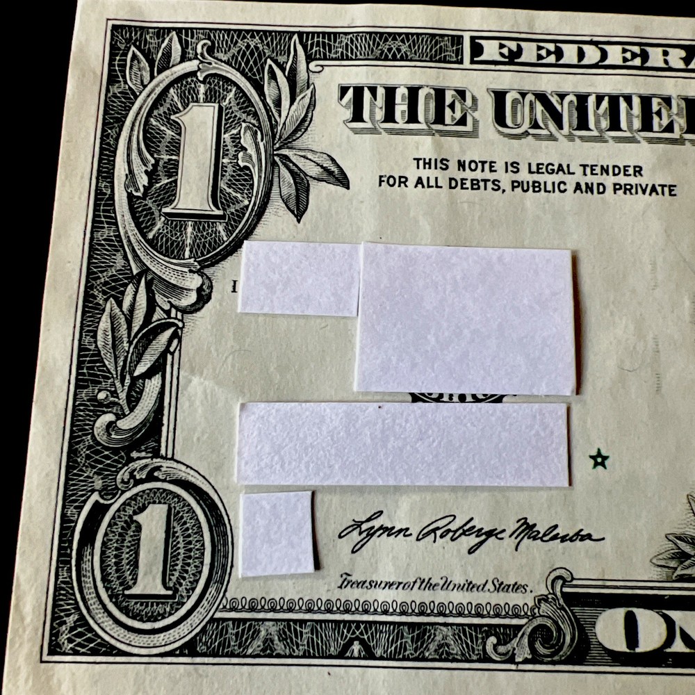$1 COMMON Star Notes One Dollar Bill Random Note Random District Random Series