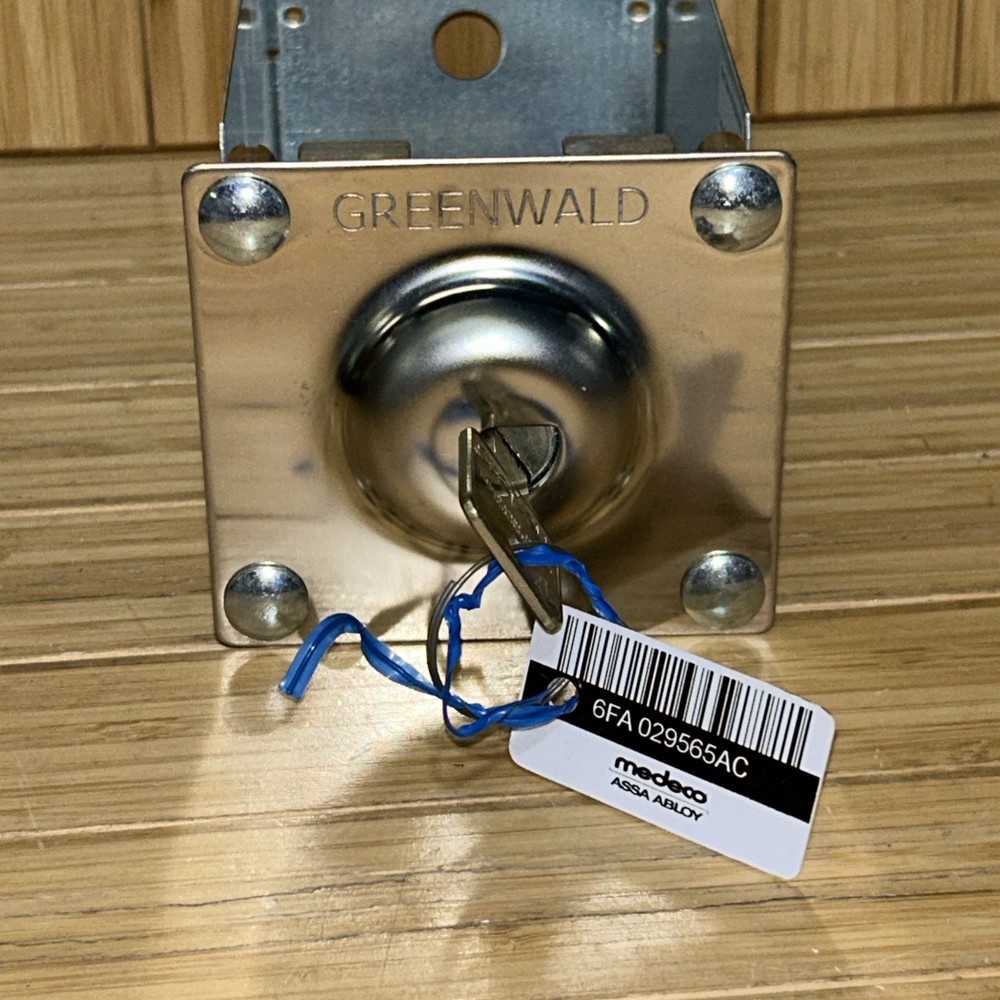 New Greenwald UG800B Large Coin Box Key Code 6FA029565AC