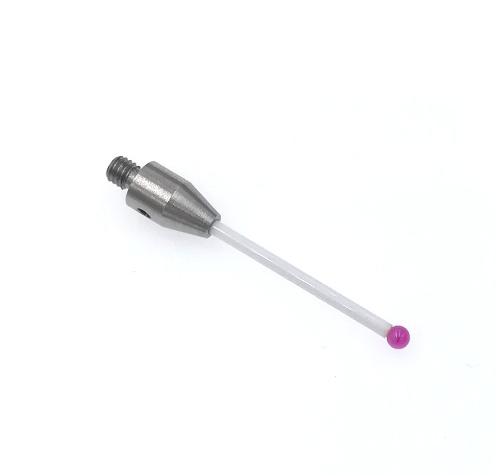 CMM Touch Probe Stylus Ceramic Stem M4 Thread 3mm Ruby 40mm Long KMG Taster