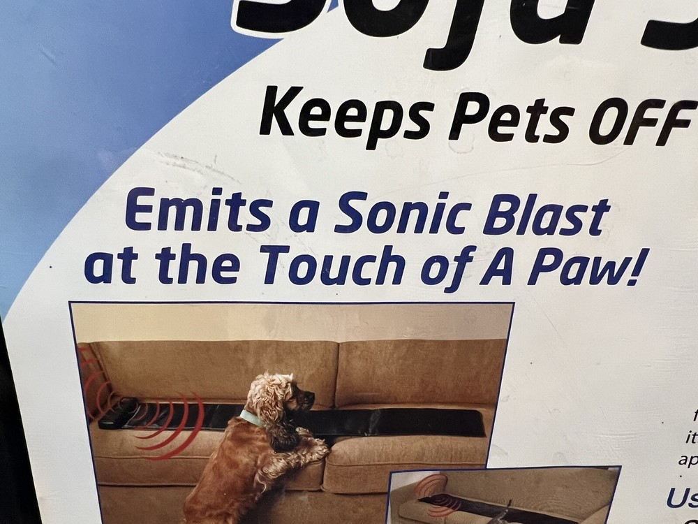 High Tech Pet Sofa Scram Sonic Pad Pet Deterrent