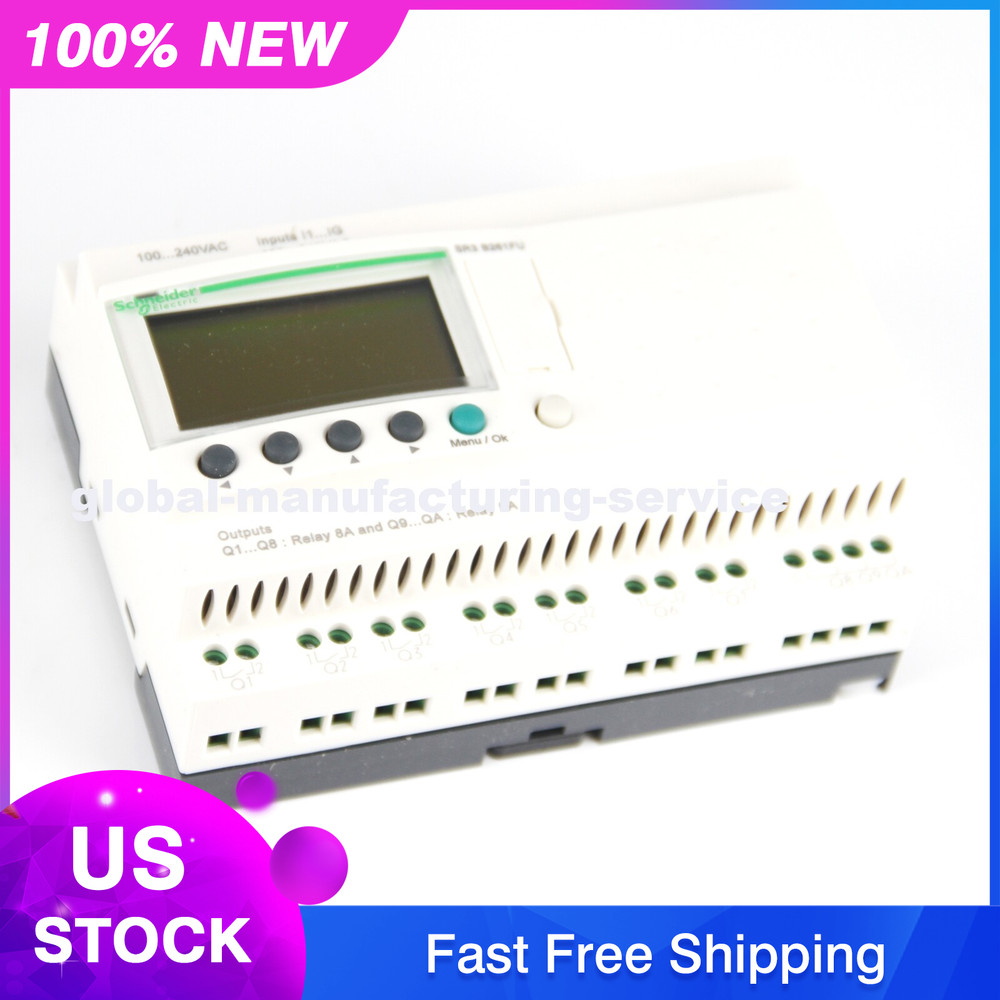 NEW Schneider SR3B261FU Relay Electric Extendable Modular PLC