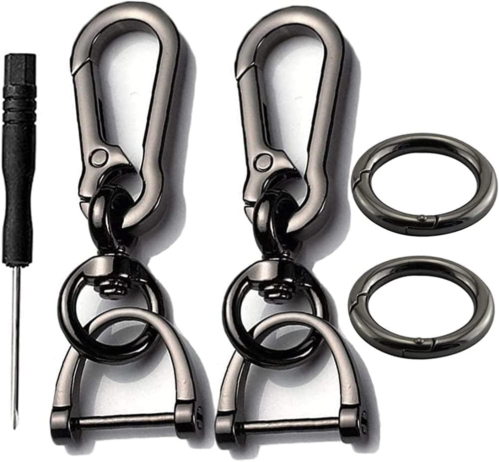 2 Sets Quick Release Car Keychain Clip
