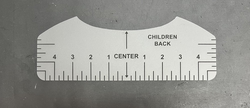 Tshirt Ruler Guide Tool Acrylic Tshirt Measurement Ruler for Heat Press