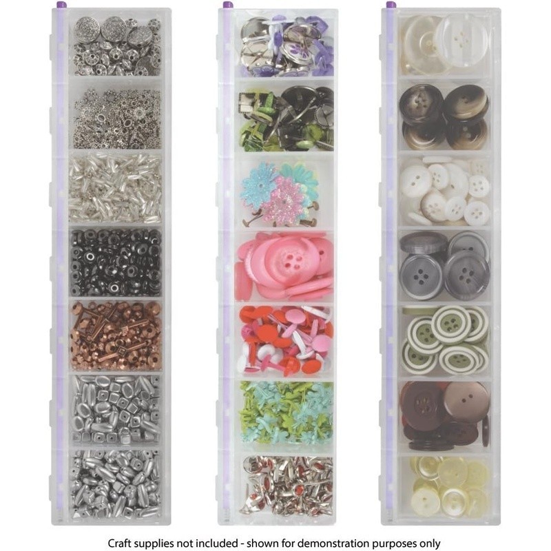 Customizable Storage System W/ Clear Locking Compartment Crafts & Organizing New