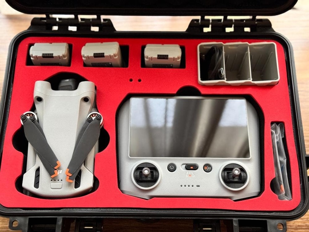 Dji Mini 3 Pro Drone Bundle With Controller Battery Flycam Quadcopter For