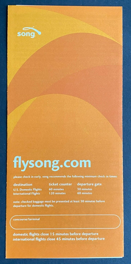 Song Ticket Jacket (4/03)