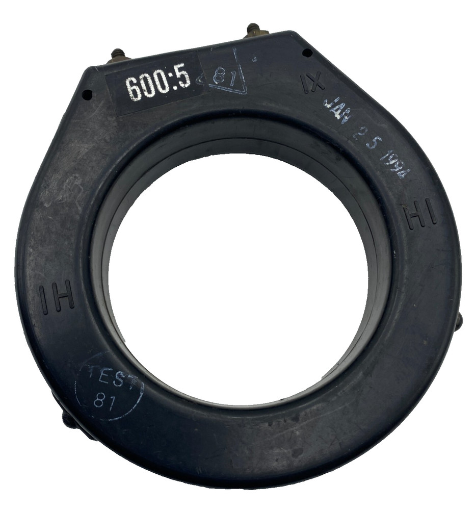 RAM METER CURRENT TRANSFORMER 600:5 E93779 LR89403