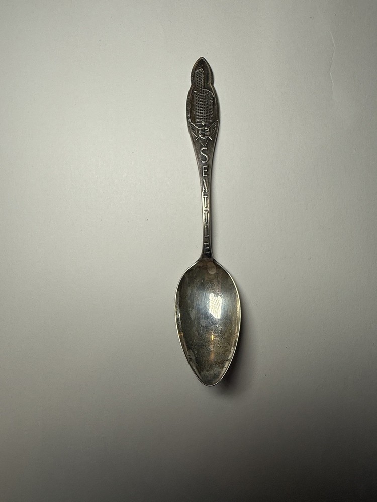 Vintage Seattle Marked Sterling Souvenir Spoon