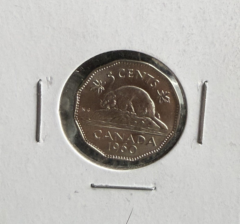 2 Uncirculated 1960 5 CENTS CANADA COIN