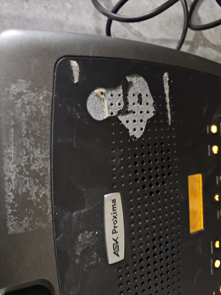 ASK Proxima C180 LCD Projector With Cables. Turns On!!