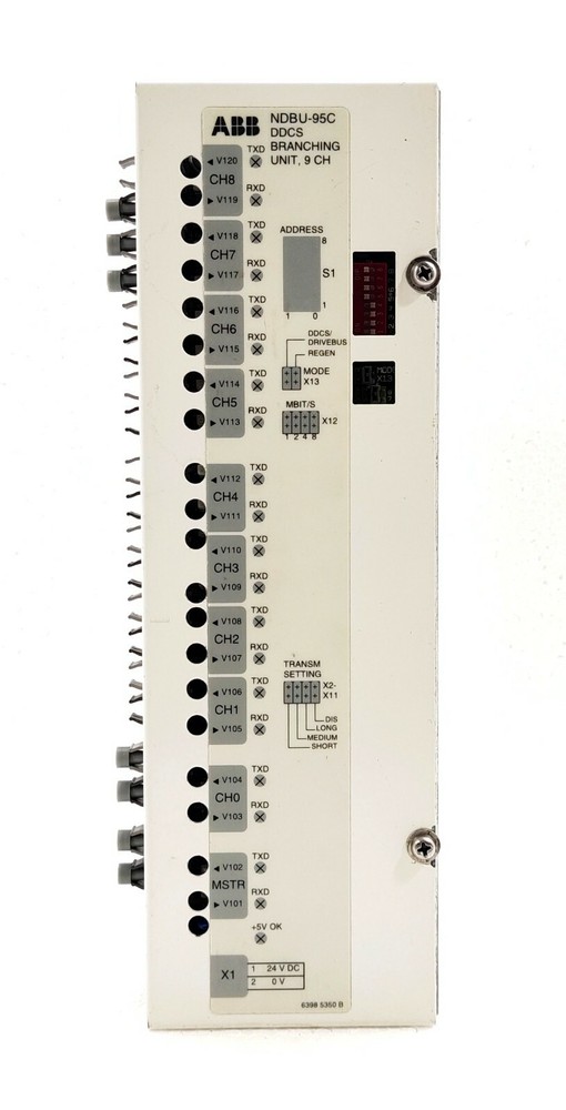 ABB NDBU-95C DDCS BRANCHING UNIT 9 CH