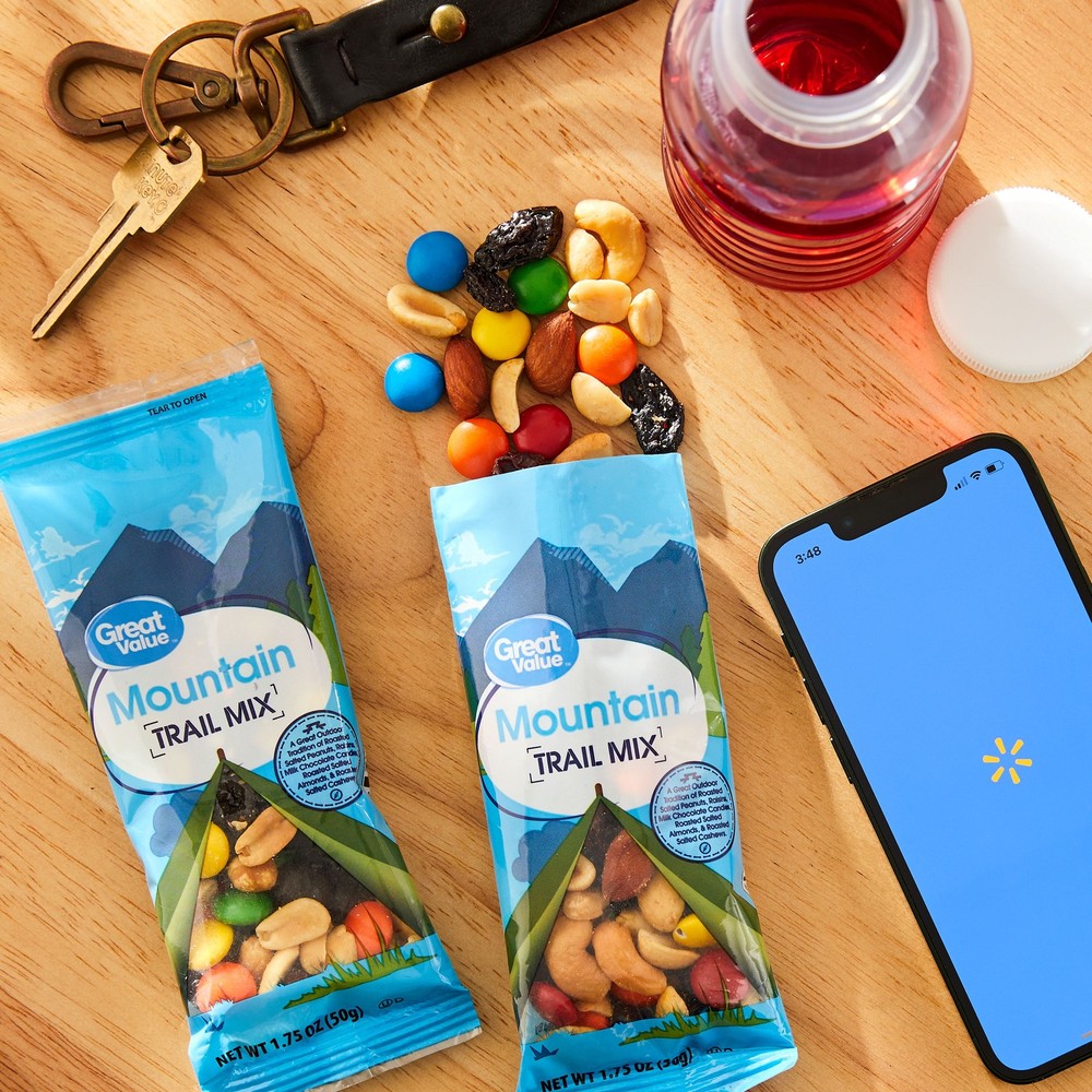 New Great Value Mountain Trail Mix, 1.75 oz, 24 Count