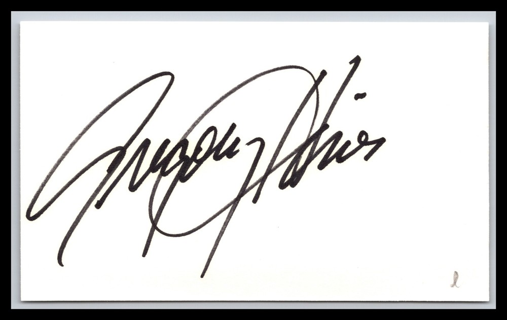Gregory Hines - Actor - 3x5 Card - Signed / Autograph (e)