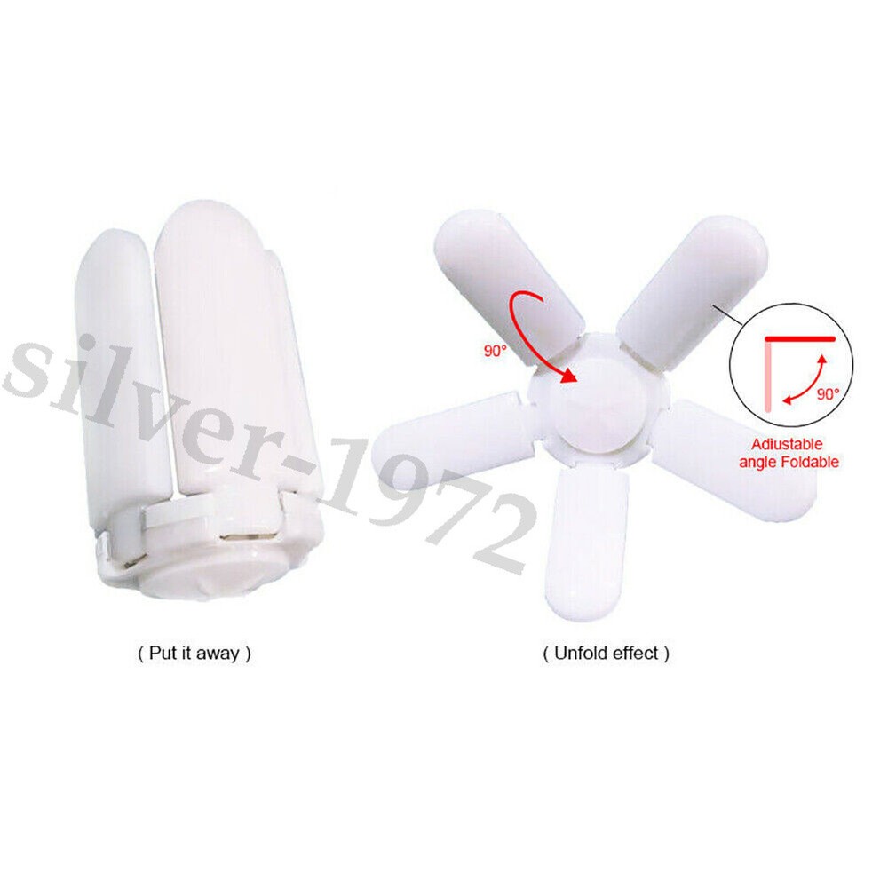 6000000LM LED Garage Light Super Bright Work Ceiling Lights Deformable Bulb WD