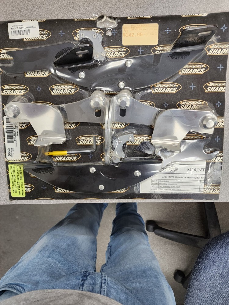 Memphis windshields mounting kit batwing