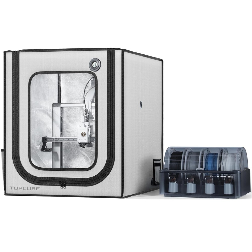 3D Printer Enclosure Bambu Lab A1 Upgraded Large Size Enclosure W/ LED Light
