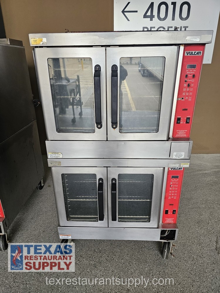 Vulcan Natural Gas Double Stack Full Size Convection Oven