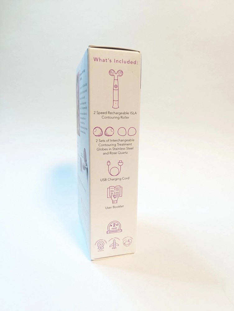 Spa Sciences ISLA Sonic Silver Face & body Contouring Ice & Heat Roller