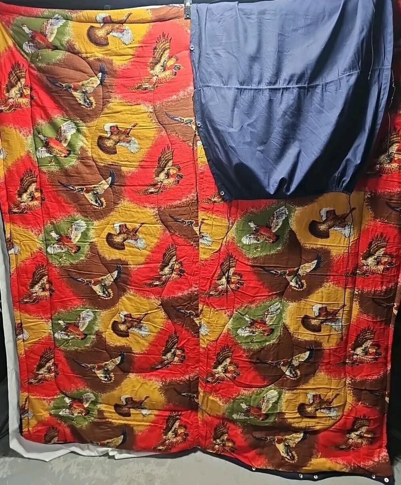 VTG Emar Sleeping Bag W/ Ducks & Pheasants