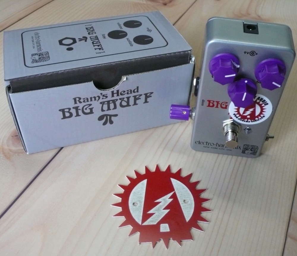 Alchemy Audio modified Electro-Harmonix Big Muff Ram's Head reissue Fuzz
