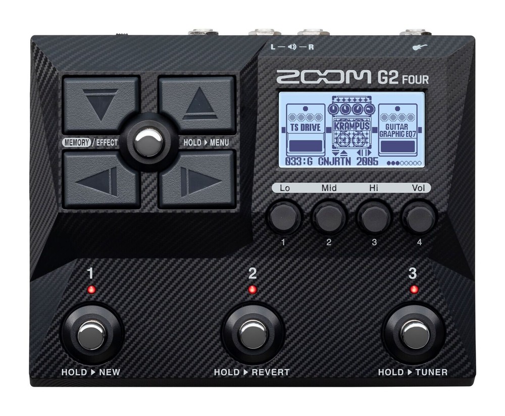 Zoom G2 Four Guitar Multi-Effects Processor Audio Interface Pedal Free Shipping!