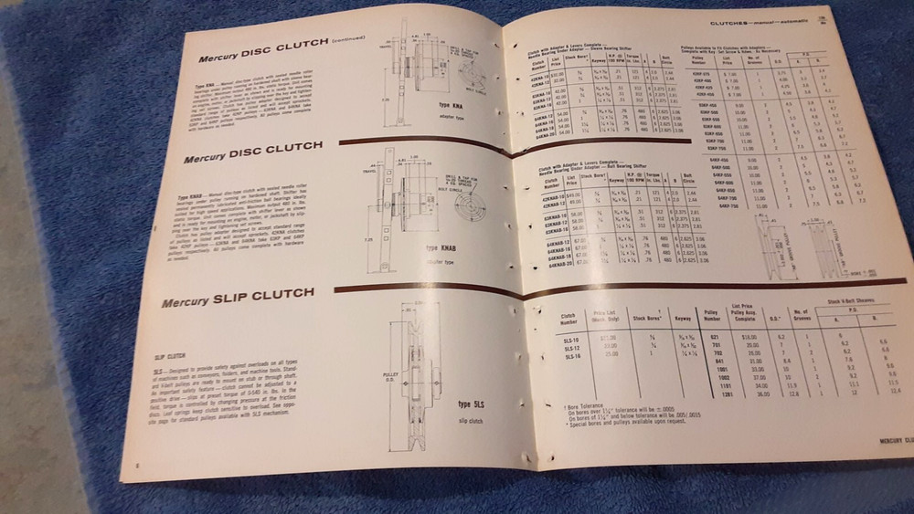 Mercury Clutch 1966 Catalog asbestos?