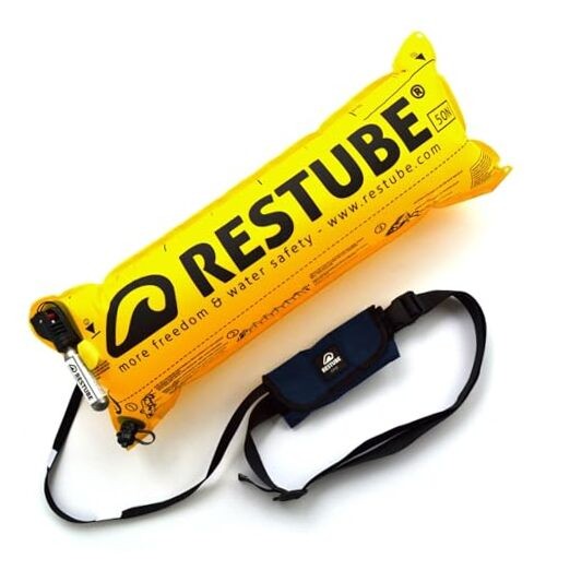 Beach One-Pull Inflatable Water Safety Buoy Sea Blue