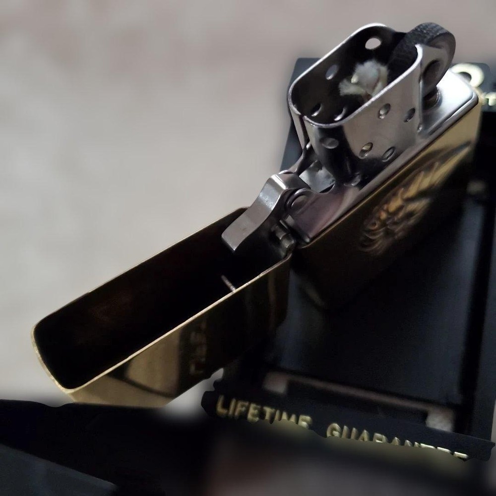 1993 Ammonite Metal Zippo Lighter