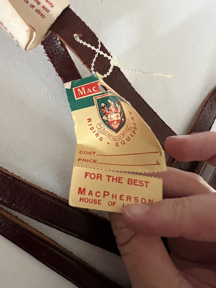 MacPherson Leather Horse Halter Band Headstall
