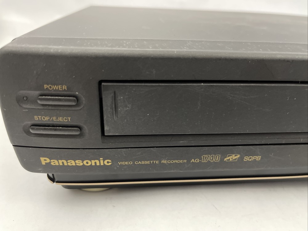 Panasonic AG-1740 VHS VCR W/ Orig. Remote Plus