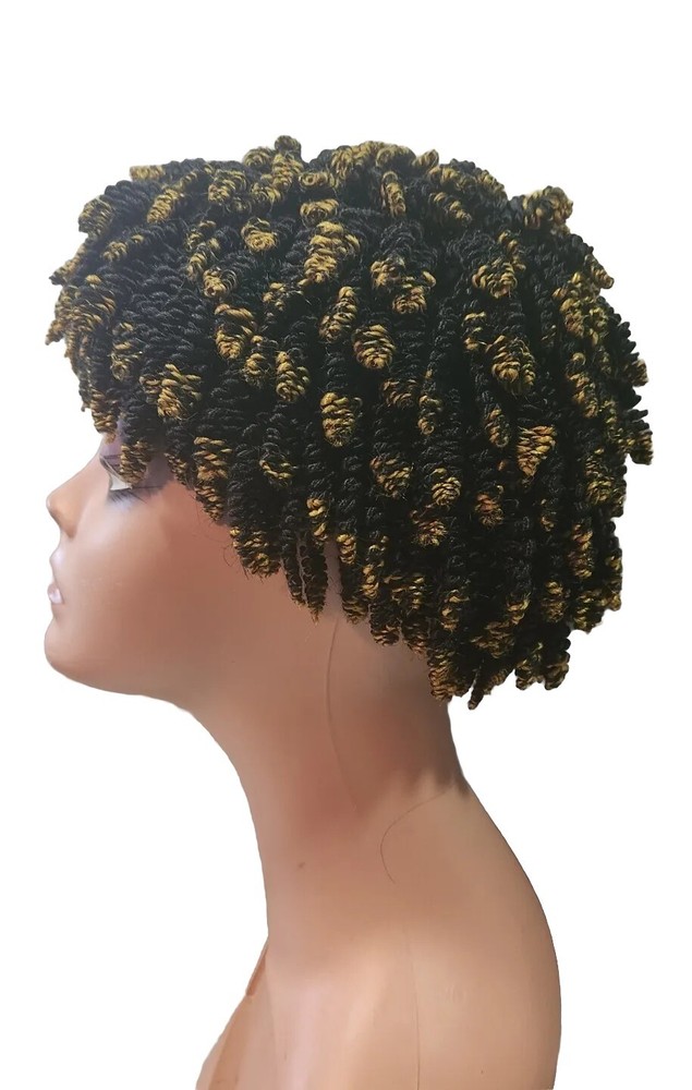 Braided Wig Handmade Micro Braids, Short Braid
