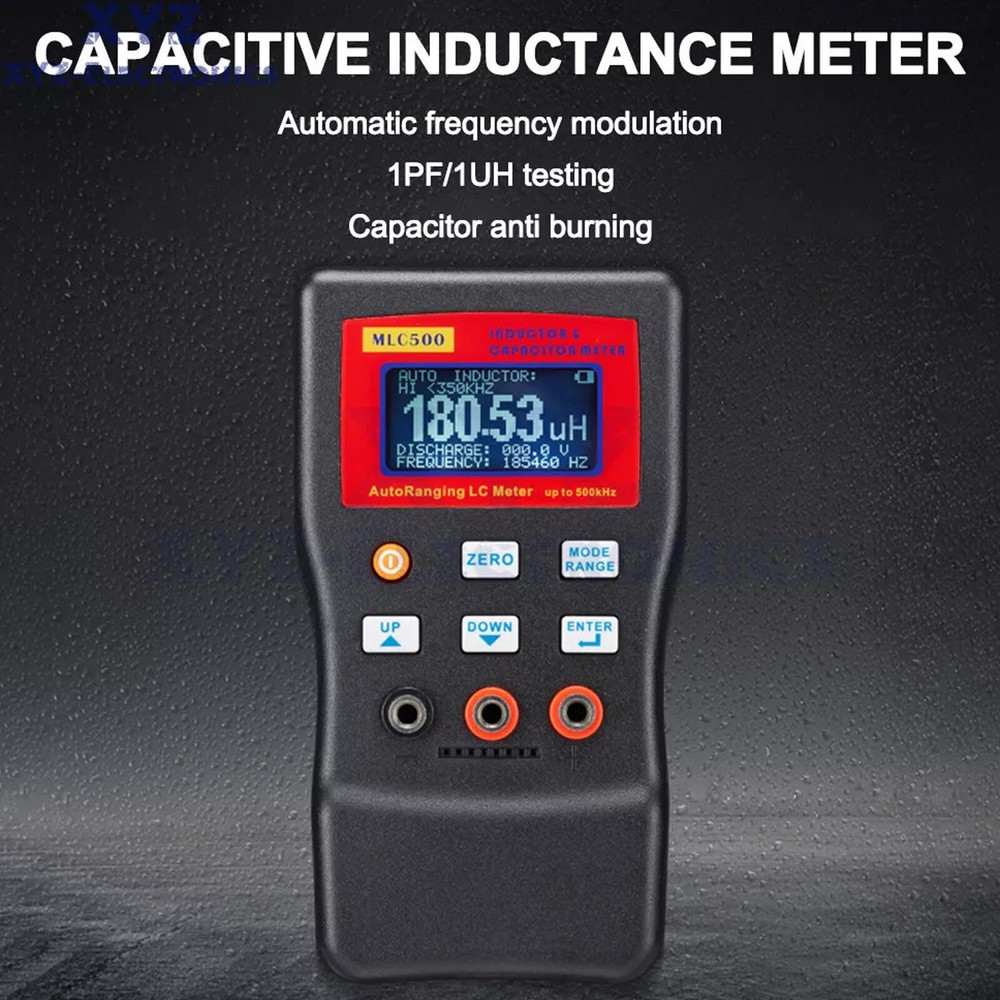 MLC500 Digital LCR Meter Auto-Range Capacitance Inductance Tester Portable Pro