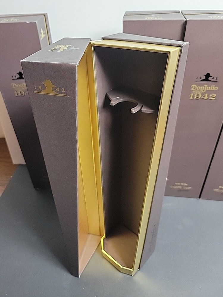Lot 5 Don Julio 1942 Tequila Gift Boxes Empty Display Packaging Only Bundle