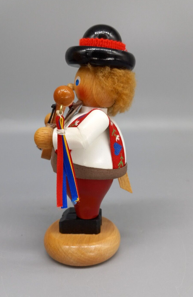 SIGNED Steinbach - Minstrel Player - Mini German Club Kit Nutcracker