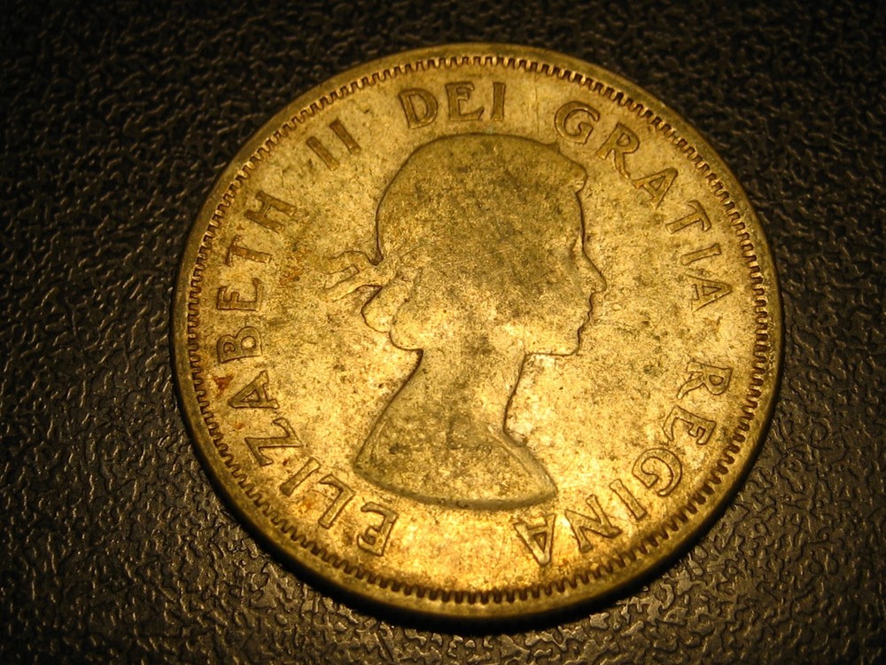 1957 80% Silver Canadian Quarter