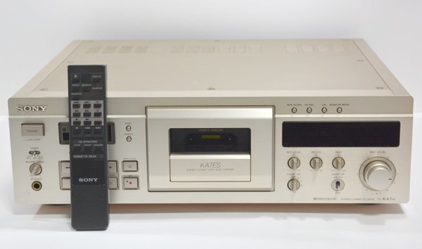 SONY TC-KA7ES Cassette Deck Audio Recorder Exceptional remote control