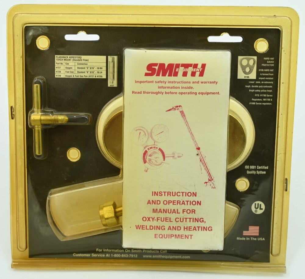 Smith Acetylene Regulator H1944F-200 NEW Sealed Package