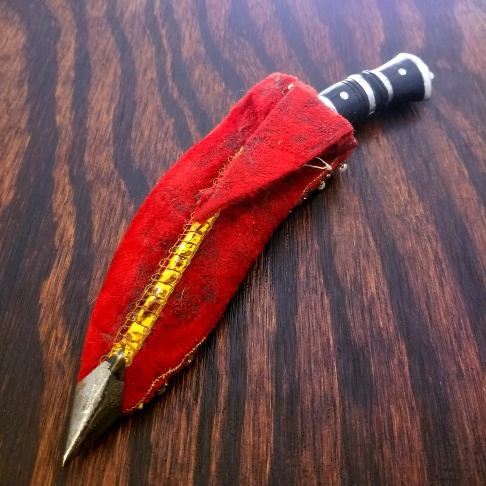 Khukuri Fixed Blade Knife Made in India With Sheath