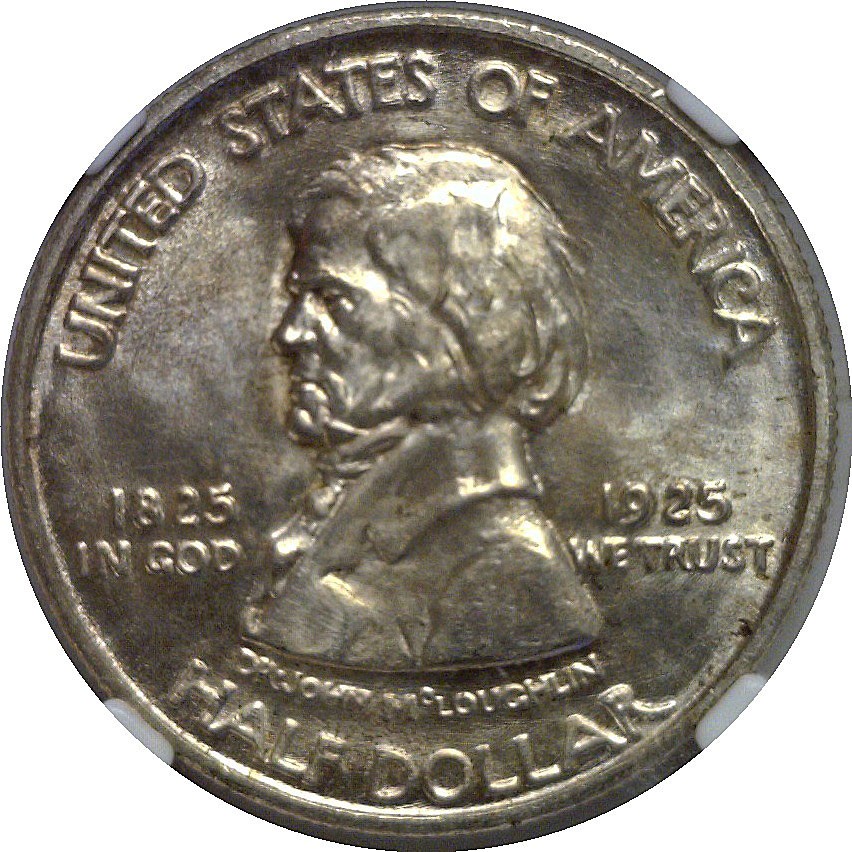 1925 Ft. Vancouver Commemorative Half Dollar NGC MS-65+ CAC