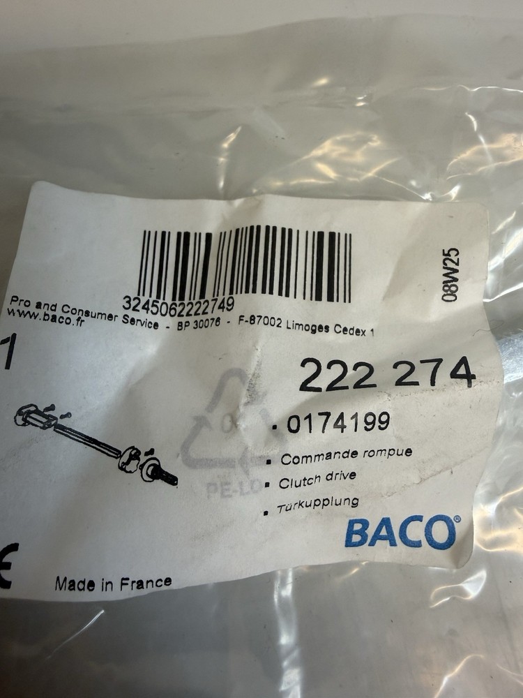 Baco Controls 222-274 Clutch Drive