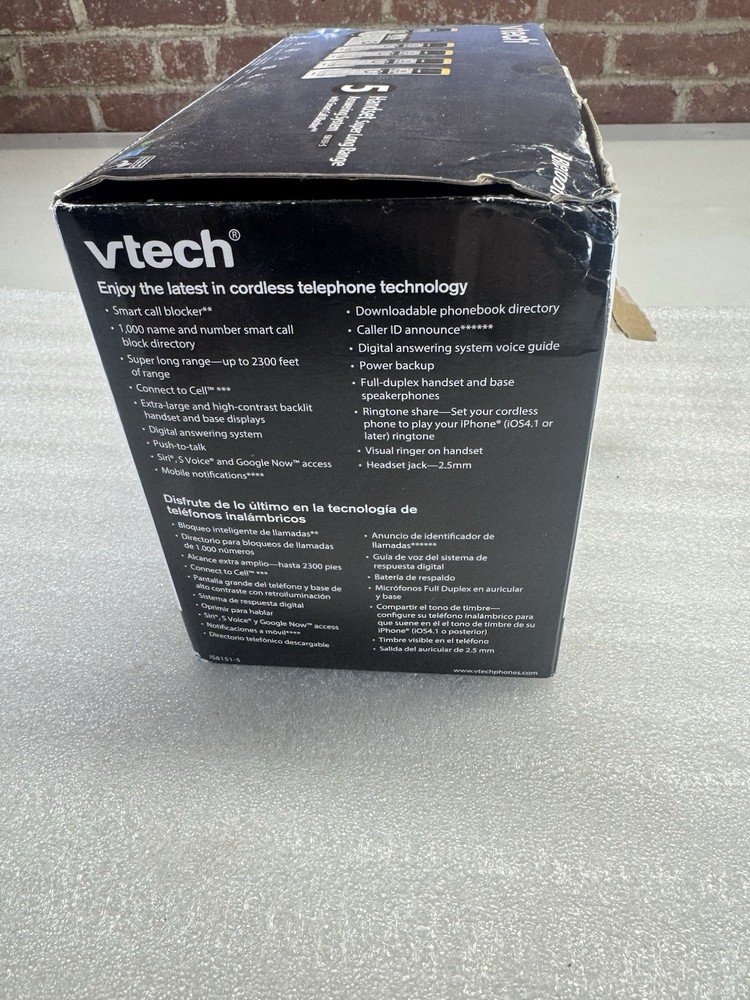 VTech IS8151-5 Handset - Black/Silver