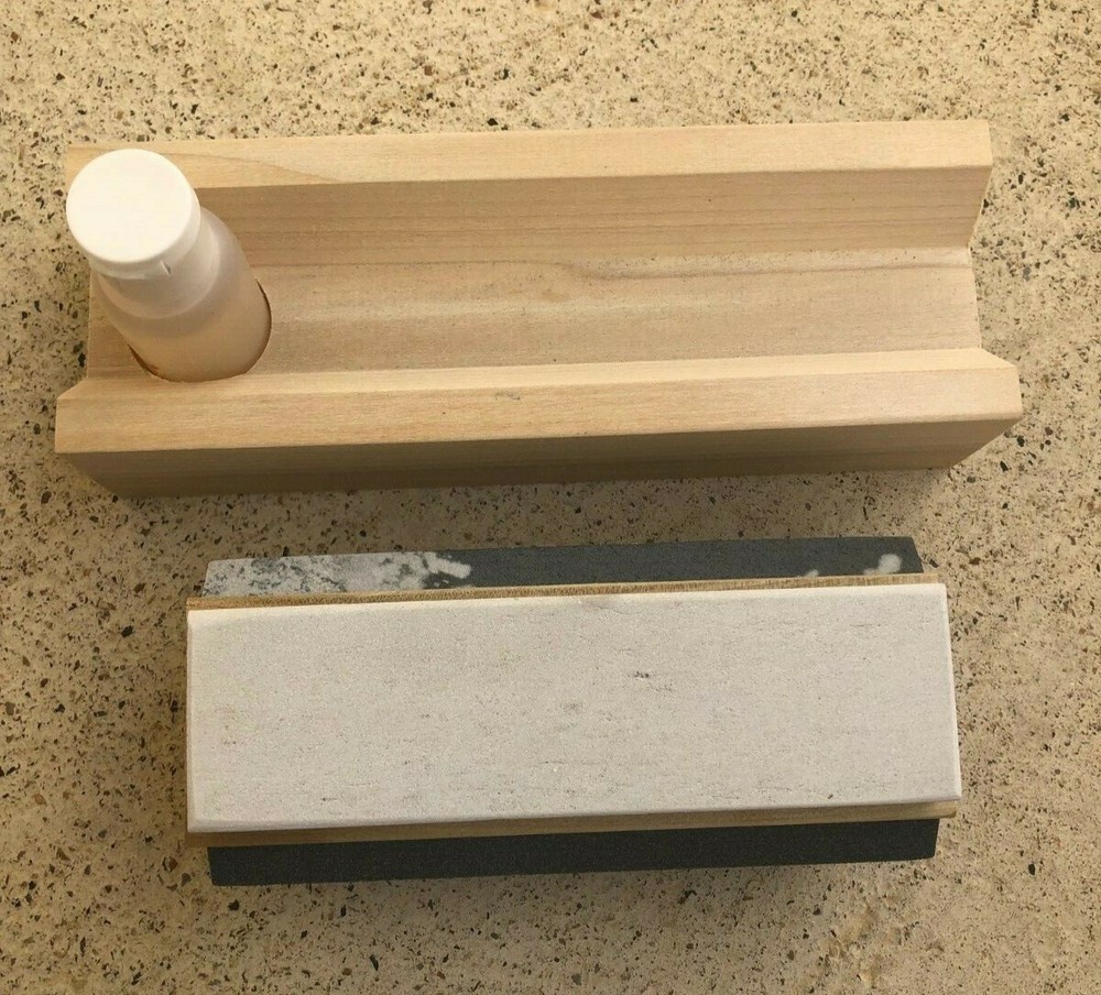 Tri 6 Arkansas Knife Sharpening Stone Kit