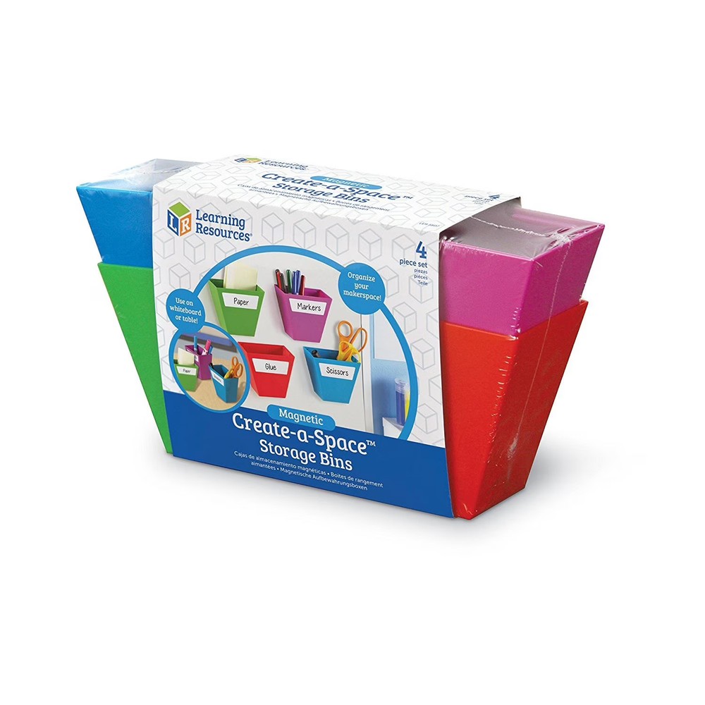 Learning Resources Create-a-Space 12" Round Tray 8 Bins Storage Organizer