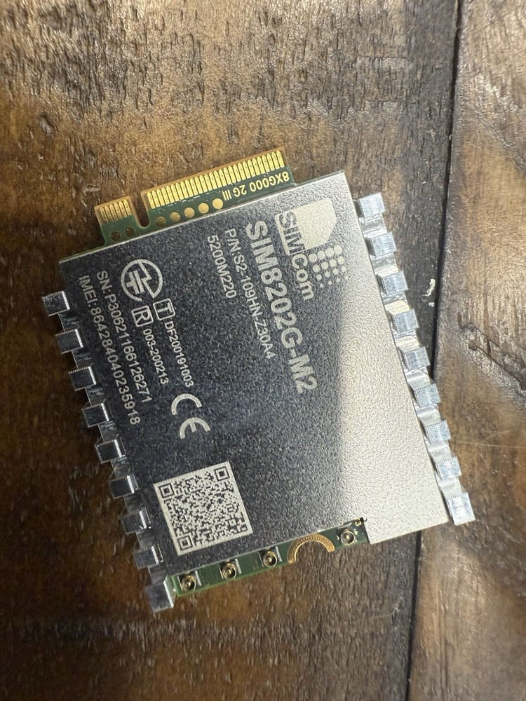 SIMCom SIM8202G-M2 5G NR Cellular Module M.2 Modem Qualcomm Snapdragon X55