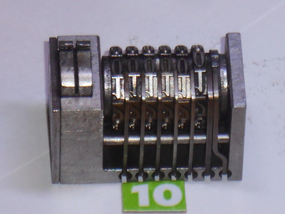 ATLANTIC| Reverse letterpress numbering machine | 10G