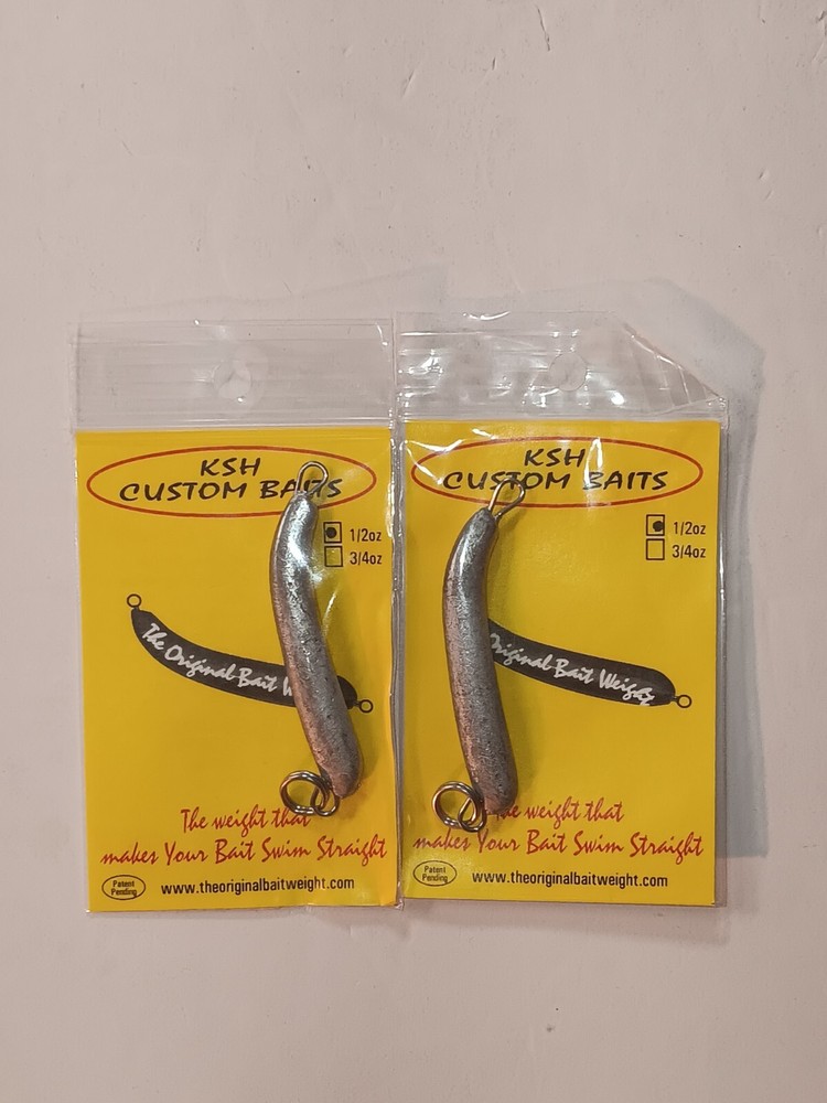 2 KSH Custom Baits Weights 1/2 oz.