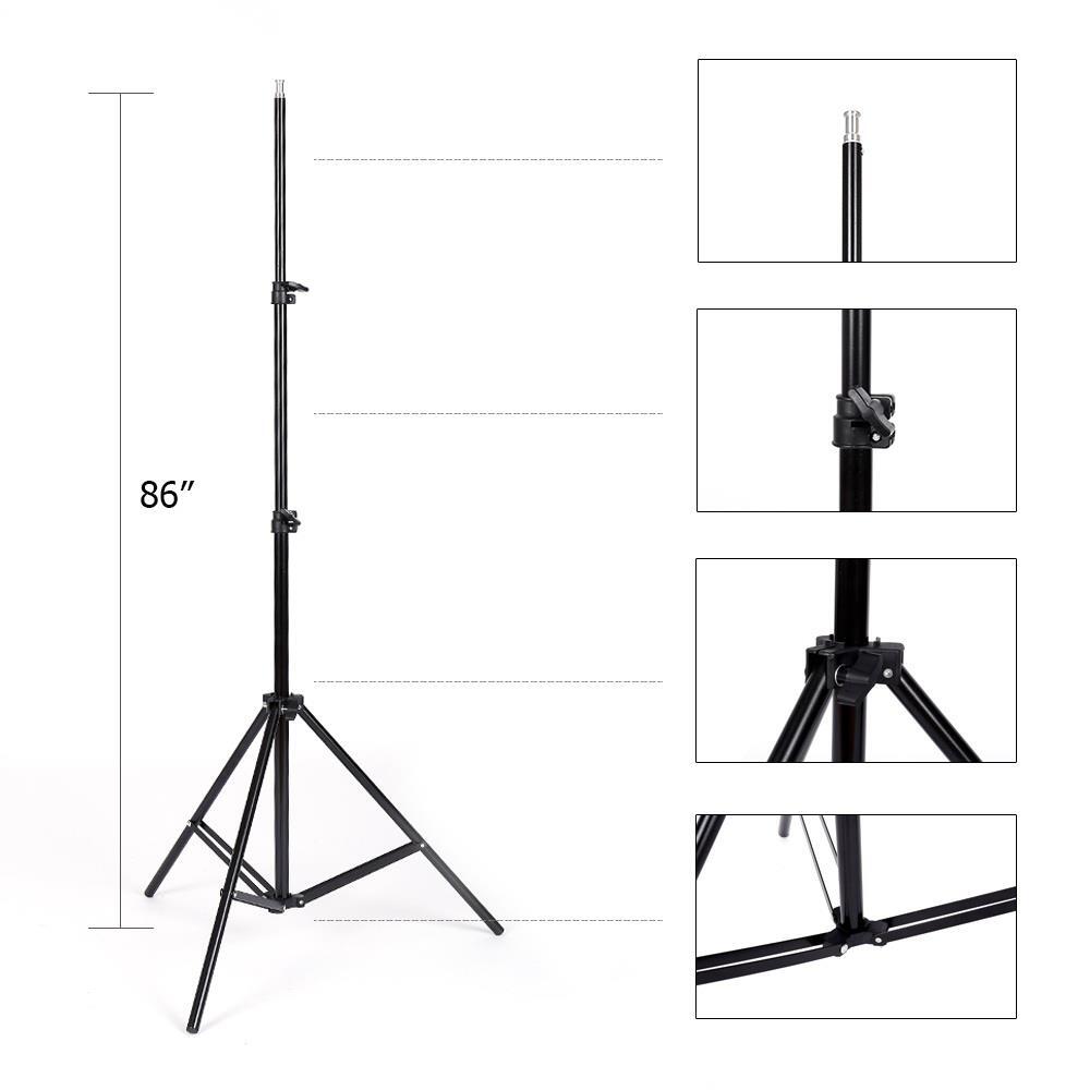Kshioe K 2pcs Softbox Light Kit Studio Photography Continuous Lighting Stand Set