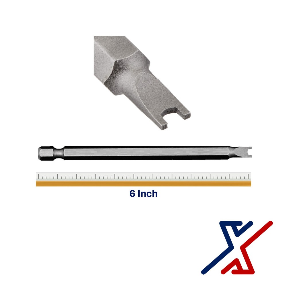# 8 Spanner Driver Bit, 6" Long by X1Tools (1 Bit - 100 Bits)