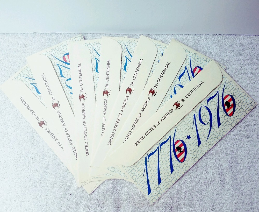 Bicentennial Envelopes RARE!! *VINTAGE!!* 7 Beautiful Commemorative