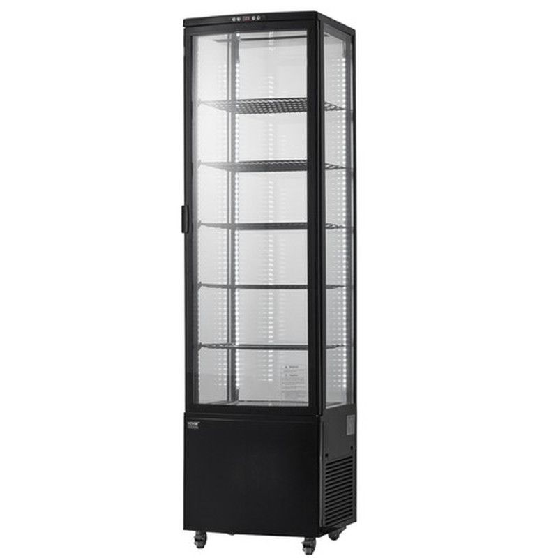 Refrigerated Display Case Bakery Display Fridge Case 9.8 Cu Ft/278L 5-Tier